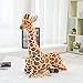 Hengqiyuan Peluche Géante Girafe，Animaux de la Jungle Cuddly Peluche Girafe 120cm