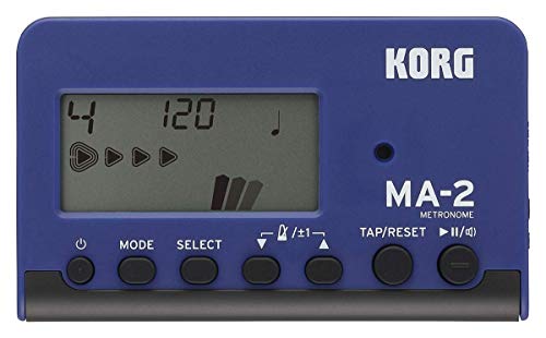 Korg MA-2 Métronome Bleu (renouvelé) - Les Beatles, Paul McCartney, John Lennon, RIngo Starr, George Harrison Korg MA-2 Métronome Bleu (renouvelé)