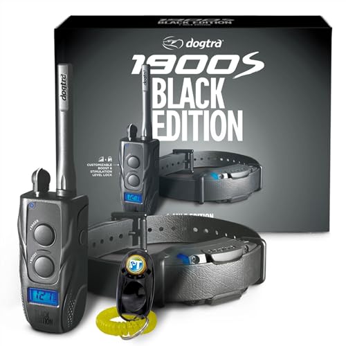 Dogtra 1900S Black Edition Remote Training Collar - 1 Mile Range,...