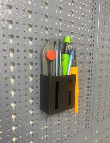 Generic Zollstock und Stifte Halterung für Küpper Lochwand und Eurolochwand (37,5 mm und 45 mm) - Schwarz - Halterung