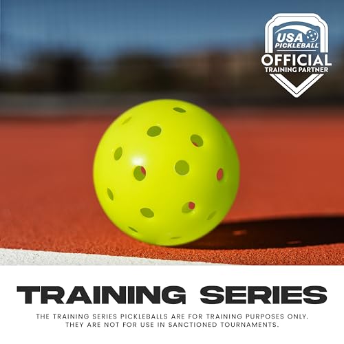 Franklin Sports Compact Training Pickleballs - 69mm 3 Pack - Optic Yellow - image 9