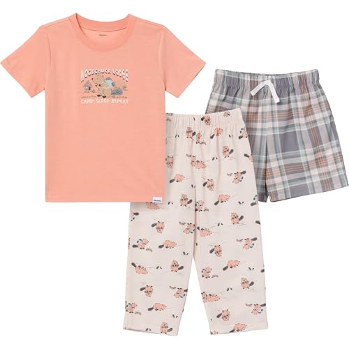 Gerber baby-boys 3-piece Pajama Set (Polyester Jersey Top, Pants, + Shorts)