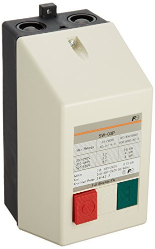 富士電機機器制御 押しボタン付電磁開閉器 AC200V SW-03P-200V0.75KW-AC200V1A