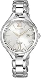 Eco-Drive Antrieb CITIZEN Damen Analog Eco-Drive Uhr mit Super Titanium Armband EW2560-86A