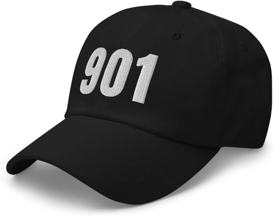901 Hat Memphis TN Hat Mobile Telephone Area Code 901 Dad Cap Embroidered Dad Hat Baseball Cap