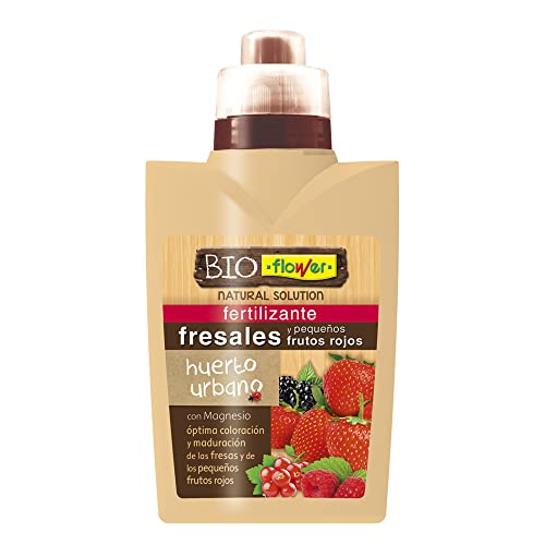 Flower - Fertilizante Bioflower para Fresales | Complejo Vitamínico 500ml | Bioestimulante para Frutos Rojos | Abono Líquido para Maduración Óptima, 10x6.2x19 cm
