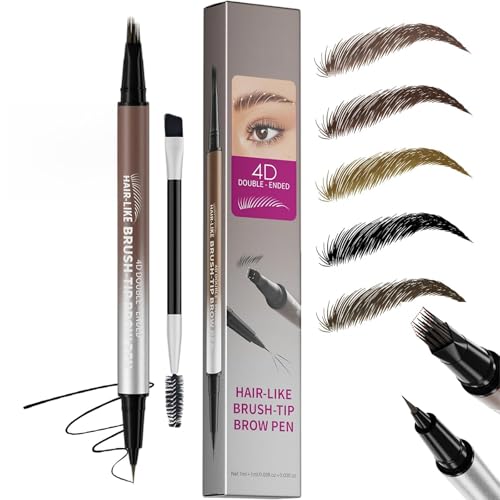 Image of Waterproof Eyebrow Pomade Kit with Dual - Ended Brush, Smudge Resistant Long-Lasting 3D Brow Gel Soap, Quick-Dry Oil-Free Formula for Perfectly Sculpted Natural Defined Brows (Black Brown)