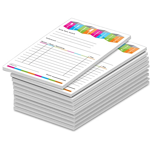 PRICARO Bestellannahmeblock Bunt, A5, 10 Stück