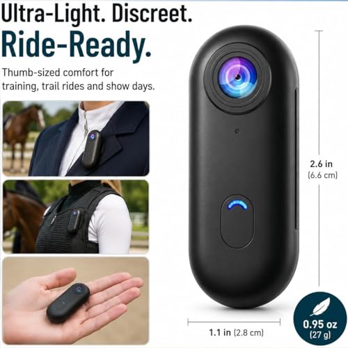 4K Magnetic POV Necklace Camera