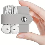 Headphone Cable Organizer, Headphone Holder, Headphone Cable Winder, Headphone Cable Winder, Headphone Cable Manager, LightGrey
