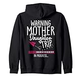 Advertencia: viaje de madre e hija en curso Sudadera con Capucha