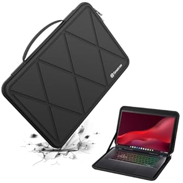 Smatree Capa protetora rígida de EVA compatível com Acer Predator Triton 300/ConceptD 7/ConceptD 7 Pro de 16,6 polegadas, para laptop Acer Predator Triton Neo 16/Chromebook 516 GE-CBG516-1H-53TY
