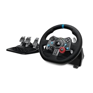 Logitech G29 Driving Force Racing Wheel and Floor Pedals, Real Force Feedba...