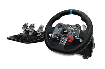 Logitech G29 Driving Force Racing Wheel and Floor Pedals for PS5, PS4, PC, Mac