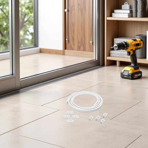 Riel curvo adaptable KALLORY para renovar las cortinas de salones y ventanas interiores 8