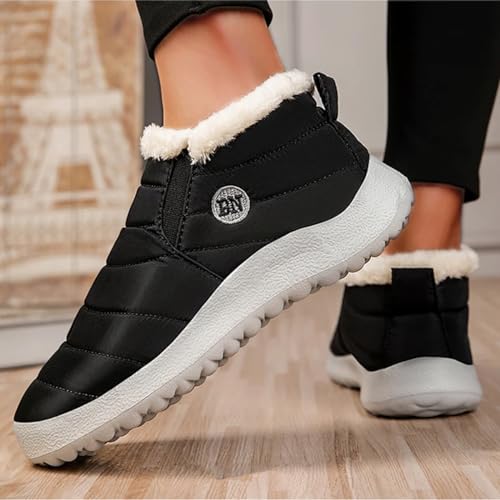 Kapley Vyral Waterproof Winter Boots, Fur Lined Outdoor Anti-slip Waterproof Comfortable Short Boot Comfortable Warm Shoes 5