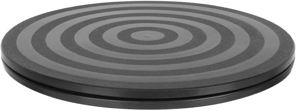 Alipis 360 Degree Rotating Swivel Base for Clay Sculpture Pottery Turntable Round Plate Plastic Craft Turntable