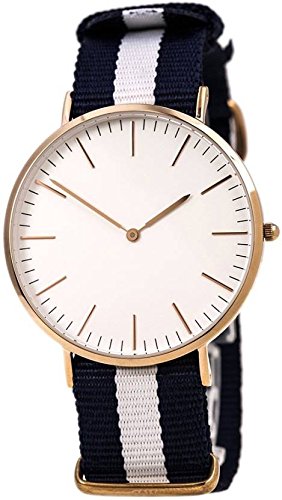 Talgo Analogue Mens and Womens Unisex Watch (White Dial White-Blue Colored Strap) (B07BD2GK6W) Amazon Price History, Amazon Price Tracker
