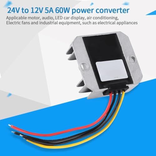 Convertisseur 24V vers 12V 5A protection courts-circuits voiture - 3