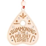 Wooden Christmas Ornaments, Summoning The Holiday Spirit Ornament Astrology Ornament (O121)
