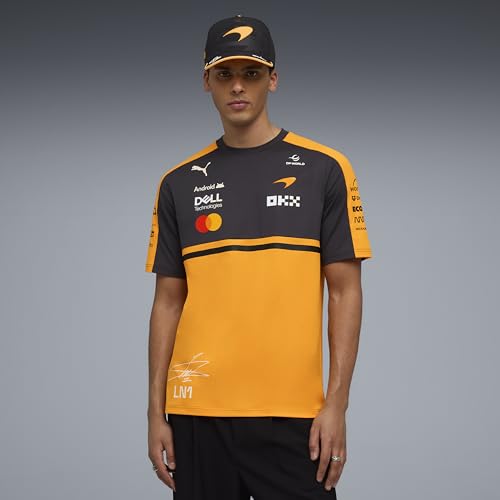 Camiseta Piloto Lando Norris McLaren F1 2026 PUMA de Alta Calidad Naranja 2