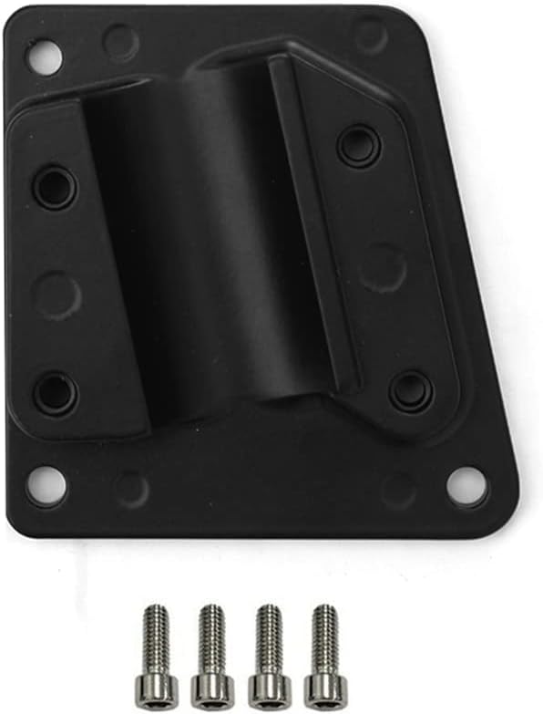 Bottom Mount Bracket Plate for Peterbilt Door Mirror Arm Aluminum Black Left Driver Side Fit Peterbilt 335 340 357 382 385 386 325 330 348 388 389 365 367 Truck