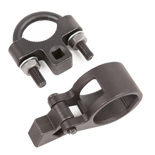 Wostore 2-Piece Inner Tie Rod Remover, Instaler Tool Low-Profile 27-44mm Universal Tie Rod End Wrench Tool with 1/2 Inch Drive, Suitable for All Cars Inner Tie Rod Removal and Installation