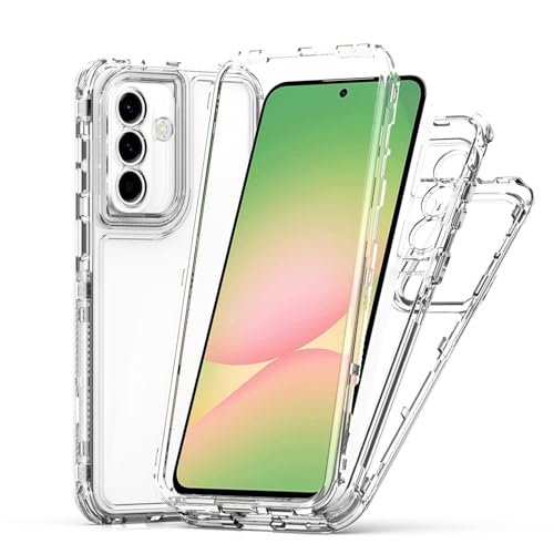 Samsung Galaxy A57 5G �N���X�^���N���A�P�[�X�A�ϏՌ��ی�d�b�P�[�X�ASamsung �p�A���`�X�N���b�`�ی쓧���X�����J�o�[