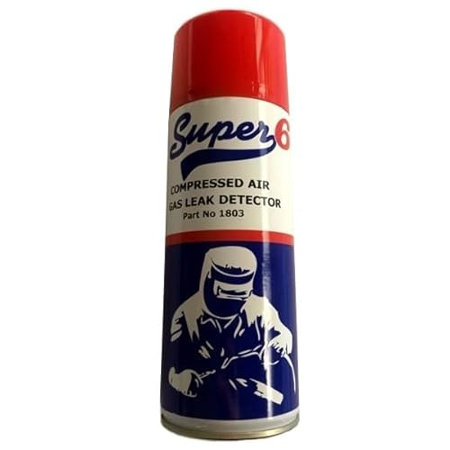GAS LEAK DETECTOR SPRAY AEROSOL CAN 300ml WELDING PLUMBING AIR SUPER6 1803