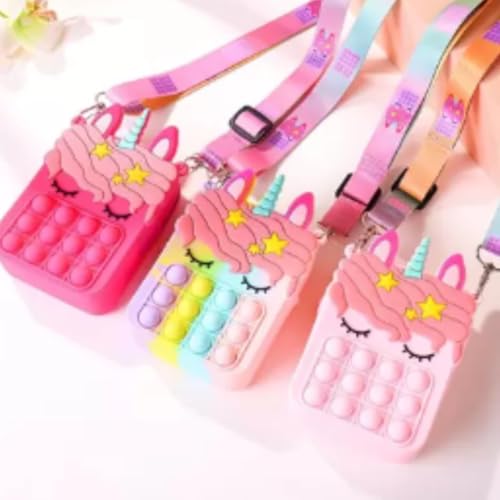 Kit Menina Bolsa Unicornio E Maquiagem De Criança