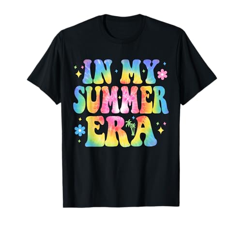 Tie Dye In My Summer Era Cool Summer Break Vacation T-Shirt