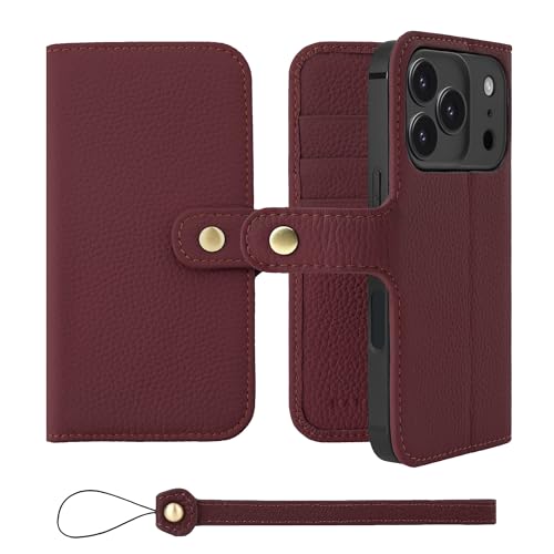 HANATORA for iPhone 17ProMax �P�[�X �蒠�^ �{�v �X�}�z�P�[�X �X�}�z �X�^���h �X�g���b�v �t�� �V�������N�J�[�t���U�[ �x���g���� �}�O�l�b�g�Ȃ� ���C�� H0XB-17ProMax-Wine �M�t�g �a���� ���� �j�� 