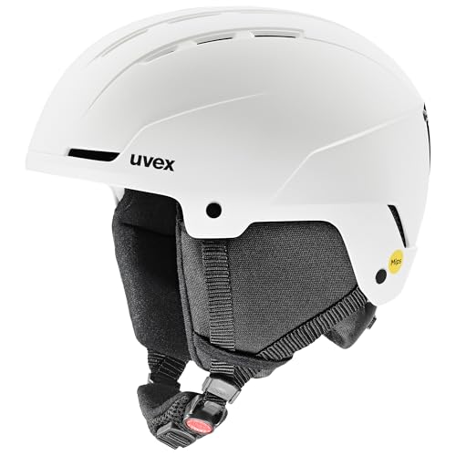 glance MIPS - casco da sci robusto per adulti - regolazione individuale delle dimensioni - aerazione ottimizzata - bianco matt - 54-58 cm