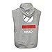 Reebok UFC Women's Grey Fan Gear UFAN Fleece Sleeveless Hoodie AP6841 (X-Large)