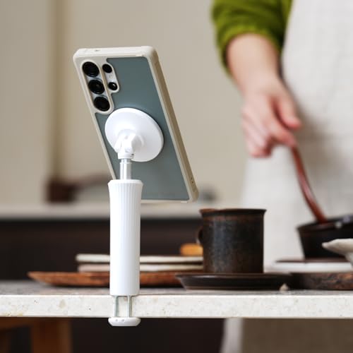 Trépied magnétique araree rotatif 360° pour iPhone MagSafe et coques Galaxy - 2