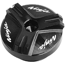 ليوشي متوافق مع النينجا 250 R 300 ZX6R ZX9R ZX14R 500 R 600 R 750 R ZX10 ZX12R دراجة نارية M30 * 1.5 غطاء خزان قابس المحرك غطاء حشو الزيت اللون أسود