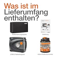 Osram TYREseal KIT Essential, 450 ml Reifendichtmittel und analoger Premium-Reifenfüller, RDKS geeigne, inklusive Aufbewahrungsbox – Ansicht 3