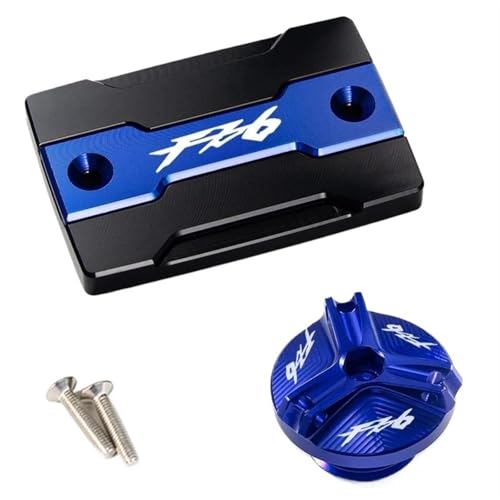 �o�C�N���i �ɓK�����郄�}�n FZ6 FZ-6 ZF6N FZ6R FZ6S �t�F�U�[ �I�[�g�o�C�p�t�����g�u���[�L�t���[�h�^���N�L���b�v�ƃG���W���t�B���[�L���b�v�ی�A�N�Z�T���[(Blue)