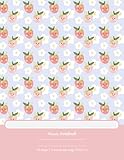 notebook 12 pollici i5  Strawberry - Music Notebook - 12 Staves per Page