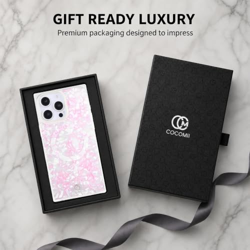 Image of COCOMII Rectangle for iPhone 16 Pro Max Case, Hot Pink Opal