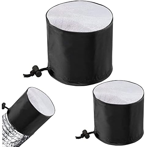 JT Jupetory 2 Pcs Indoor Greenhouse Plant Netting 6 Inches Grow Tents Vent Cover Duct Filter Vent Cover with Fixed Buckle Dust-Proof Carbon Filter Cover for Plant Growth, Tent Ventilation 6 Inches Cover