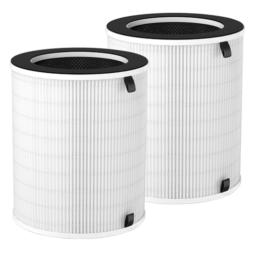 Luripid 2 Pack Max HEPA Replacement Filter Compatible with Afloia MAX/MAGE/MAGE PRO and Sans/Air-Honati/Compass Home Smart/Taylor Swoden/Cuckoo CAC-J1510FW/Rosewill RHAP-20001/20002