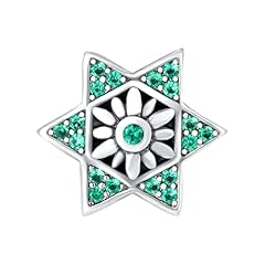 Five-pointed Star Flower Dangle Charm