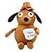 This is Fine Meme Coffee Dog Figura de Peluche Juguetes muñecos de Peluche Suaves para Regalo de niños 25 CM