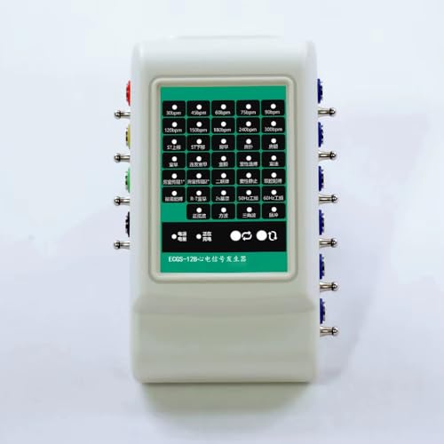 Jieoto ECGS-12B ECG�V�~�����[�^�[�M��������M�����V�~�����[�^�[�g�`�f�[�^���[�h�\USB Type-B�C���^�[�t�F�[�X