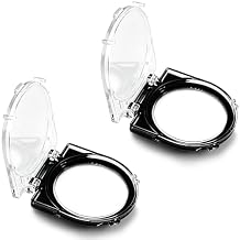 2 Pack PC Power Button Cover, Push Button Switch Cover Guard for Computer Desktop, Child Proof & Cat Proof Safety Protector, Dustproof Waterproof Collision Resistant Cap 37mm Round Hole
