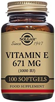 Vitamin E 670 mg (1000 IU), 100 Mixed Softgels