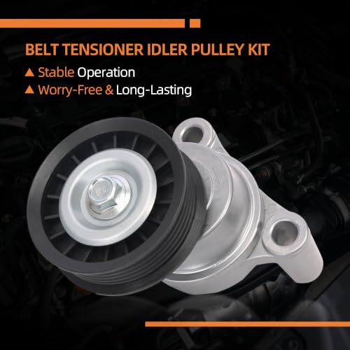 Belt Tensioner Idler Pulley Assembly for Chevy Silverado 1500 2009-2013 — view 3