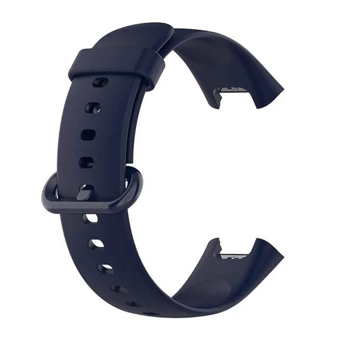 TechMount Soft Silicone Classic Strap With Secure Buckle Lock for Redmi Watch 2 Lite/Redmi GPS Smart Watch Only, Comfort and Flexible Fitness Smart Watch Strap-image-48