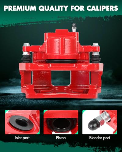 Image of SCITOO 18B5045 Disc Brake Caliper Assembly with Bracket Fit For Chrysler Town & Country,For Dodge Grand Caravan /Nitro,For Jeep Liberty /Wrangler,For Ram C /V 2012,For VW For Routan 2009-2012